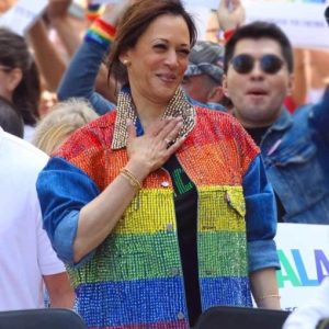 Gay Pride Kamala Harris Rainbow Jacket