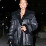 Bel Air S02 Karrueche Tran Aviator Leather Jacket