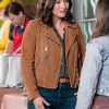 Kat Landry The Way Home Brown Leather Jacket