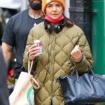 Katie Holmes Rare Objects Puffer Jacket