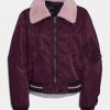 Lili Reinhart Riverdale S04 Betty Cooper Maroon Jacket