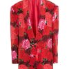 Emily In Paris S03 Emily Cooper Red Rose Printed Blazer