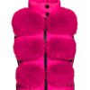  Lindsay Lohan Falling for Christmas 2022 Pink Vest