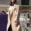 Gossip Girl S02 Zión Moreno Beige Trench Coat