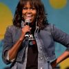 Michelle Obama Double Denim Jacket