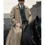 Peaky Blinders Inspector Sam Neill Long Coat