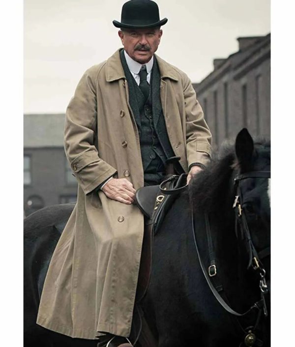 Peaky Blinders Inspector Sam Neill Long Coat