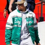 Super Bowl LVII Philadelphia Eagles Jalen Hurts Varsity Jacket