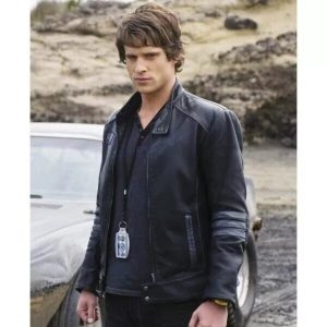 RPM Dillon Power Rangers Dan Ewing Leather Jacket