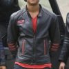 Power Rangers Scott Truman RPM Red Leather Jacket