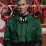 Spirited Will Ferrell Green Coat