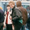 Princess Diana Hard Rock Cafe Black Leather Jacket