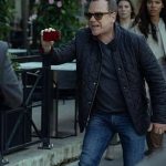 Kiefer Sutherland Rabbit Hole 2023 Quilted Jacket