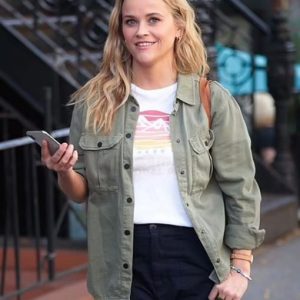 Reese Witherspoon Your Place or Mine 2023 Grey Jacket