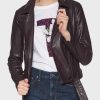 Riverdale S05 Betty Cooper Coffee Brown Biker Leather Jacket