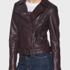 Riverdale S05 Betty Cooper Coffee Brown Biker Leather Jacket