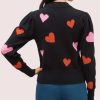 Cheryl Blossom Riverdale S04 Black Heart Sweater