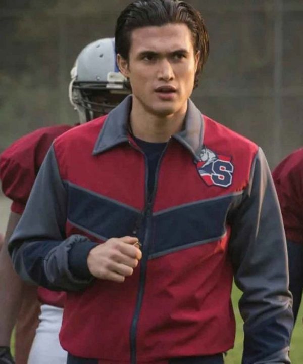 Riverdale S05 Reggie Mantle Red and Blue Jacket