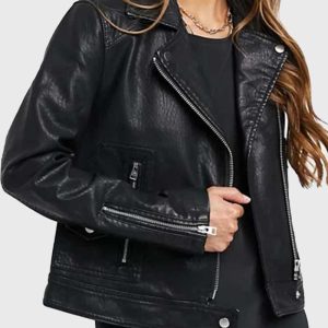 Riverdale S05 Toni Topaz Black Biker Leather Jacket