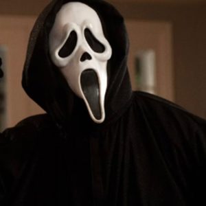 Scream 6 Ghost Black Hooded Costume