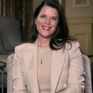 Neve Campbell Scream White Blazer Coat