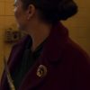 Secret Invasion Olivia Colman Maroon Coat