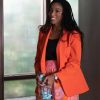 Shrinking 2023 Jessica Williams Orange Blazer