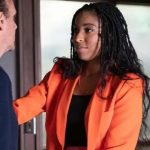 Shrinking 2023 Jessica Williams Orange Blazer