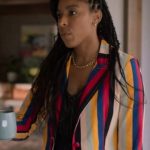 Shrinking Jessica Williams Multicolor Blazer