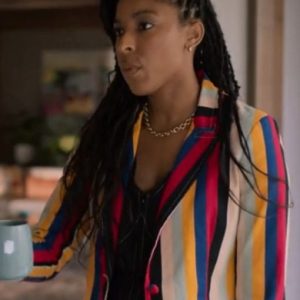 Shrinking Jessica Williams Multicolor Blazer