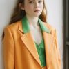  Stranger Things S04 Sadie Sink Orange Blazer