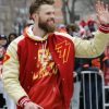 Super Bowl Parade Harrison Butker Varsity Jacket