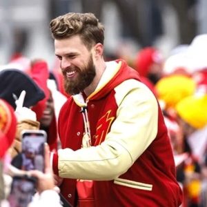 Super Bowl Parade Harrison Butker Varsity Jacket