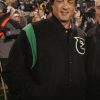 Sylvester Stallone Philadelphia Eagles Black Varsity Jacket