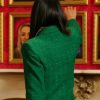 The Traitors Claudia Winkleman Green Blazer