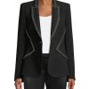 Talia Morgan The Young and The Restless Black Studded Trim Blazer