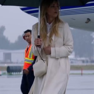 The Flight Attendant S02 Kaley Cuoco White Trench Coat