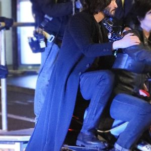 The Matrix 4 Keanu Reeves Black Trench Coat