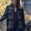 The Walking Dead S10 Maggie Rhee Plaid Jacket