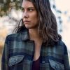 The Walking Dead S10 Maggie Rhee Plaid Jacket