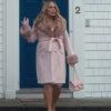 The Watcher Jennifer Coolidge Pink Fur Coat