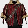 The Witcher S03 Eskel Red Jeans Jacket