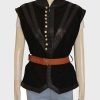 The Witcher S03 Yennefer Black Leather Vest