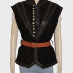 The Witcher S03 Yennefer Black Leather Vest