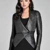 Courtney Hope The Young and The Restless Pleated Leather Jacket