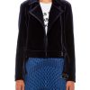 Mishael Morgan The Young and The Restless Navy Blue Velvet Jacket