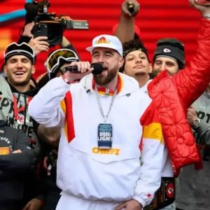 Travis Kelce Super Bowl Parade Jacket