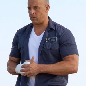 Vin Diesel Fast X 2023 Toretto Blue Shirt