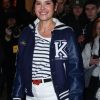 Virginie Ledoyen Blue Varsity Jacket