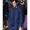 Penn Badgley You S02 Joe Goldberg Blue Denim Jacket